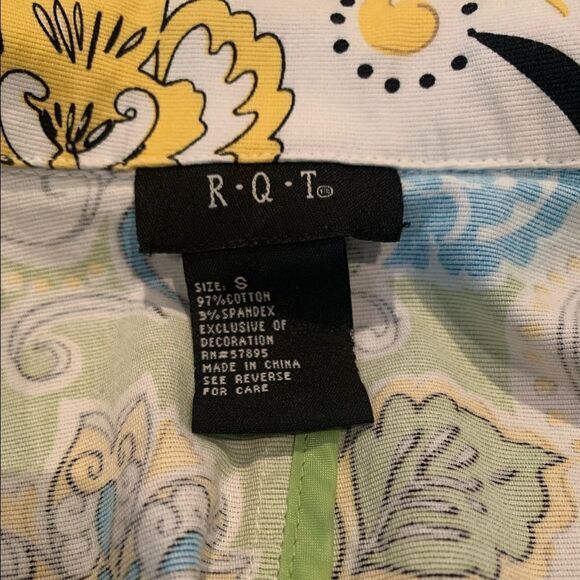 RQT Floral Print Blazer Jacket Women’s Size Small Button Down - Picture 8 of 8